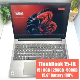 【SSD+HDD・大容量】ThinkBook 15-IIL Core i5-1035G1 8GB SSD256GB+HDD500GB 15.6型 【80】