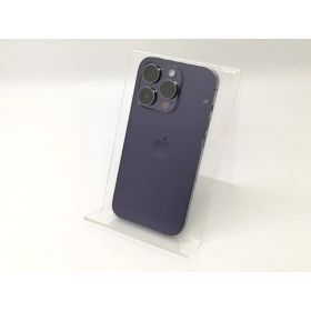 【中古】Apple 国内版 【SIMフリー】 iPhone 14 Pro 256GB ディープパープル MQ1E3J/A【秋葉4号】保証期間1ヶ月【ランクC】