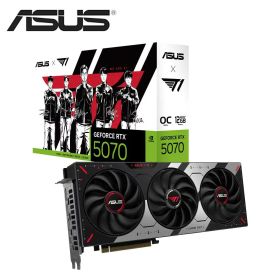 ASUS｜エイスース ASUS T1 GeForce RTX 5070 12GB GDDR7 OC Edition グラフィックボード ［T1コラボレーションモデル］ T1-RTX5070-O12G-GAMING