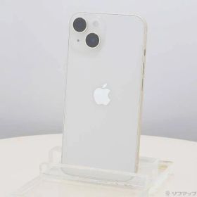 ソフマップ 〔中古品〕 iPhone14 128GB スターライト MPUQ3J／A SIMフリー【258】