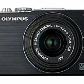 【中古】【39shop】OLYMPUS★ミラーレス一眼 PEN Lite E-PL3 レンズキット ブラック E-PL3 LKIT BLK(非常に良い)