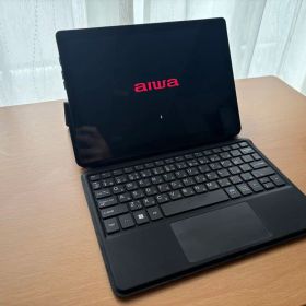 【ほぼ新品】aiwa JA2-TBW1001 タブレット本体 日本語キーボード付