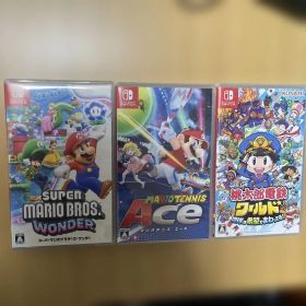 Switch スーパマリオマリオテニス、スーパマリオワンダー、桃鉄ワールド