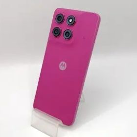 【中古】MOTOROLA 国内版 【SIMフリー】 moto g37j PANTONEFuchsiaRed(フューシャレッド) 4GB 128GB【戸塚】保証期間１ヶ月【ランクA】