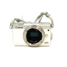 【全額返金保証】【最速発送】Canon デジタル一眼 EOS M100 ボディ ホワイト 美品 動作確認済