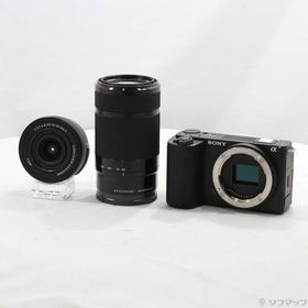 〔中古〕SONY(ソニー) VLOGCAM ZV-E10 II ダブルズームレンズキット ブラック ZV-E10M2X B〔269-ud〕