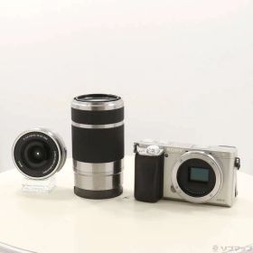 ソフマップ 〔中古品〕 α6000 ダブルズームレンズキット シルバー ILCE-6000Y【295】