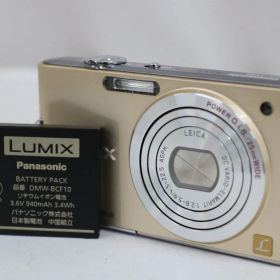 【返品保証】 パナソニック Panasonic LUMIX DMC-FX66 ゴールド バッテリー付き コンパクトデジタルカメラ e17011