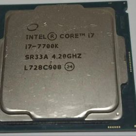 【ジャンク】Intel Core i7 7700K CPU 本体