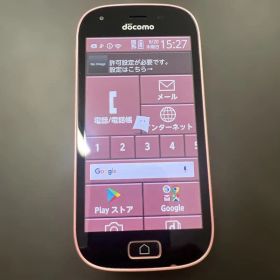 【美品】らくらくスマートフォン me F-03K Android ワンセグ