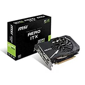 【中古】MSI ショート基盤採用 グラフィックスカード GEFORCE GTX 1060 AERO ITX 6G OC