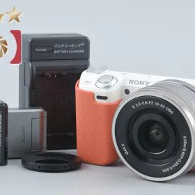 【中古】SONY ソニー α NEX-5T ホワイト パワーズームレンズキット シャッター回数僅少 多言語対応