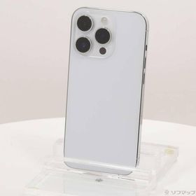 〔中古〕Apple(アップル) iPhone14 Pro 128GB シルバー MQ013J／A SIMフリー〔377-ud〕