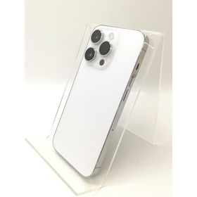 【中古】Apple au 【SIMフリー】 iPhone 14 Pro 128GB シルバー MQ013J/A【秋葉4号】保証期間１ヶ月【ランクB】