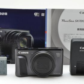 キヤノン Canon PowerShot SX720 HS ブラック パワーショット 元箱付き コンパクトデジタルカメラ コンデジ [極美品] #3018679A