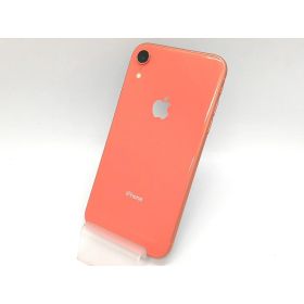 【中古】Apple au 【SIMロック解除済み】 iPhone XR 64GB コーラル MT0A2J/A【福岡天神】保証期間1ヶ月【ランクC】