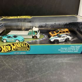 Hot WHeeLS PREMIUM Fleet Street Pandemic SUBARU BRZ Nissan Maxima Dritf Car Custom Datsun240Z