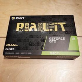 中古 Palit NE6166T018J9-1160C(GTX1660Ti Dual 6G) 192413 状態： C:並品