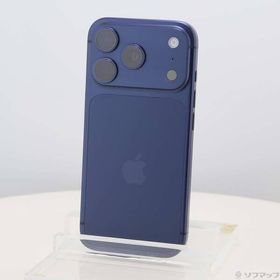 〔中古〕Apple(アップル) iPhone17 Pro 1TB ディープブルー MG8F4J／A SIMフリー〔258-ud〕