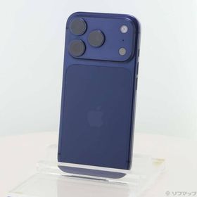 〔中古〕Apple(アップル) iPhone17 Pro 256GB ディープブルー MG874J／A SIMフリー〔258-ud〕