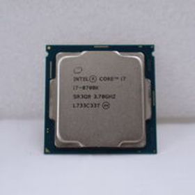 中古 INTEL Core i7 8700K (1151/3.70GHz/12M/C6/T12) 136197 状態： C:並品
