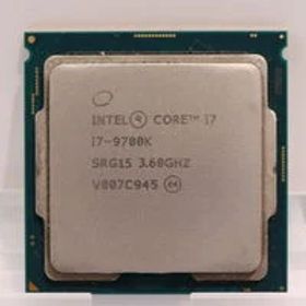 中古 INTEL Core i7 9700K (1151/3.60GHz/12M/C8/T8) 138481 状態： B:良品