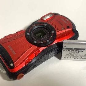 RICOH WG-20 状態良好 人気色 レッド コンパクトデジタルカメラ ⑦
