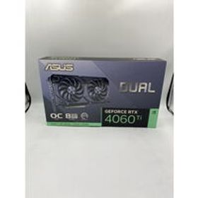 中古 ASUS DUAL-RTX4060TI-O8G-EVO-WHITE (RTX4060Ti 8G) 175546 状態： C:並品