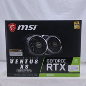 中古 MSI GeForce RTX 2060 VENTUS XS 6G OC（RTX2060 6GB） 3480042131 状態： C:並品