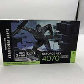 中古 玄人志向 GG-RTX4070SP-E12GB/DF2 4580002301 状態： B:良品