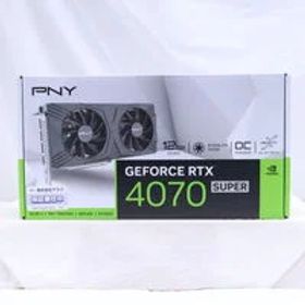 中古 PNY GeForce RTX 4070 SUPER 12GB VERTO OC デュアルファン VCG4070S12DFXPB1-O（RTX4070SUPER 12GB） 3480041937 状態： B:良品