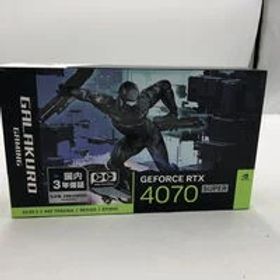 中古 玄人志向 GG-RTX4070SP-E12GB/DF2 4580002301 状態： B:良品
