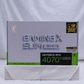 中古 MSI GeForce RTX 4070 Ti SUPER 16G GAMING X SLIM WHITE（RTX4070Ti SUPER 16GB） 3480042069 状態： B:良品