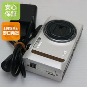 美品 EX-ZR400 HIGH SPEED EXILIM ホワイト 即日発送 デジカメ CASIO 本体 土日祝発送OK 08000