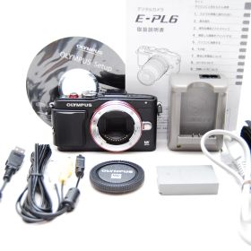 ★極上美品 OLYMPUS ミラーレス一眼 PEN Lite E-PL6 ボディ ブラック E-PL6 オリンパス★