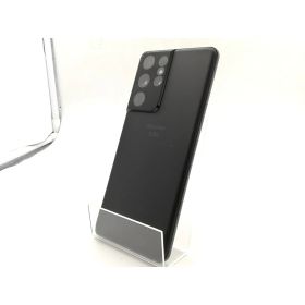 【中古】SAMSUNG docomo 【SIMロックあり】 Galaxy S21 Ultra 5G ファントムブラック 12GB 256GB SC-52B【柏】保証期間1ヶ月【ランクB】