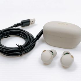 ソニー ワイヤレスノイズキャンセリングイヤホン WF-1000XM5 sony wf-1000xm5 プラチナシルバー 動作確認済み