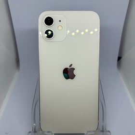 ○SIMフリー iPhone12 64GB ホワイト バッテリー73%