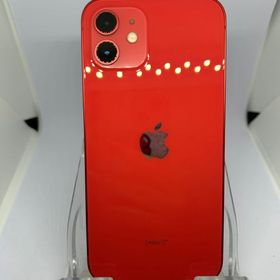 ●SIMフリー iPhone12 128GB レッド バッテリー76%