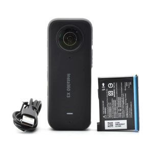 ★良品★ インスタ360 Insta360 INSTA360 X3 充電ケーブル付き 360度カメラ ★ #9062