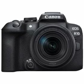 【中古】「ほぼ新品」Canon ミラーレス一眼カメラ EOS R10 レンズキット(RF-S18-150)ブラック/APS-C/EOSR10-18150ISSTMLK