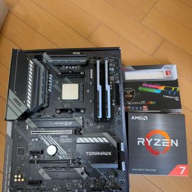 MSI MAG B550 TOMAHAWK + 5700X + メモリ
