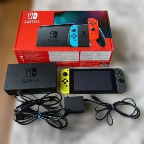 ジャンク品 Nintendo Switch 本体等 動作確認済 初期化済 箱付