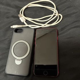 Apple iPhone SE (PRODUCT)RED 本体 ケース付