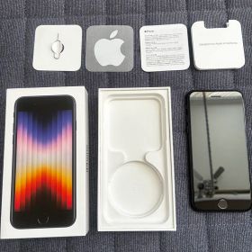 iPhoneSE3 ミッドナイト128GB本体 SIMフリー 箱付き