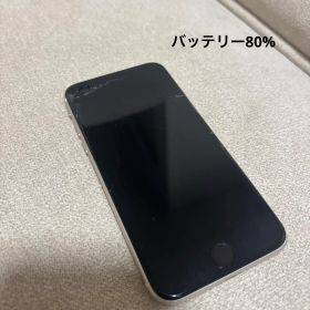 iPhoneSE 第3世代 64GB スターライト バッテリー80% 画面割れ
