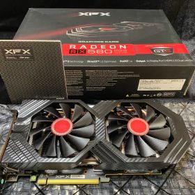 XFX Radeon RX580 OC 8GB 本体 元箱&取説付属