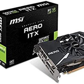 【中古】MSI ショート基盤採用 グラフィックスカード GEFORCE GTX 1060 AERO ITX 6G OC