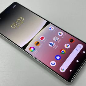 【74】Xperia 5Ⅳ SOG09 au SIMフリー 128GB エクリュホワイト ソニー SONY 白ロム KDDI