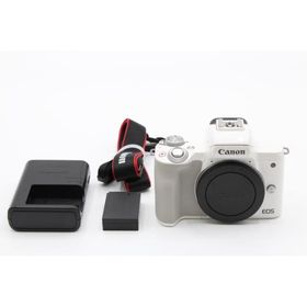 【良品】Canon キヤノン ミラーレス一眼カメラ EOS Kiss M ボディー ホワイト#LE2027870